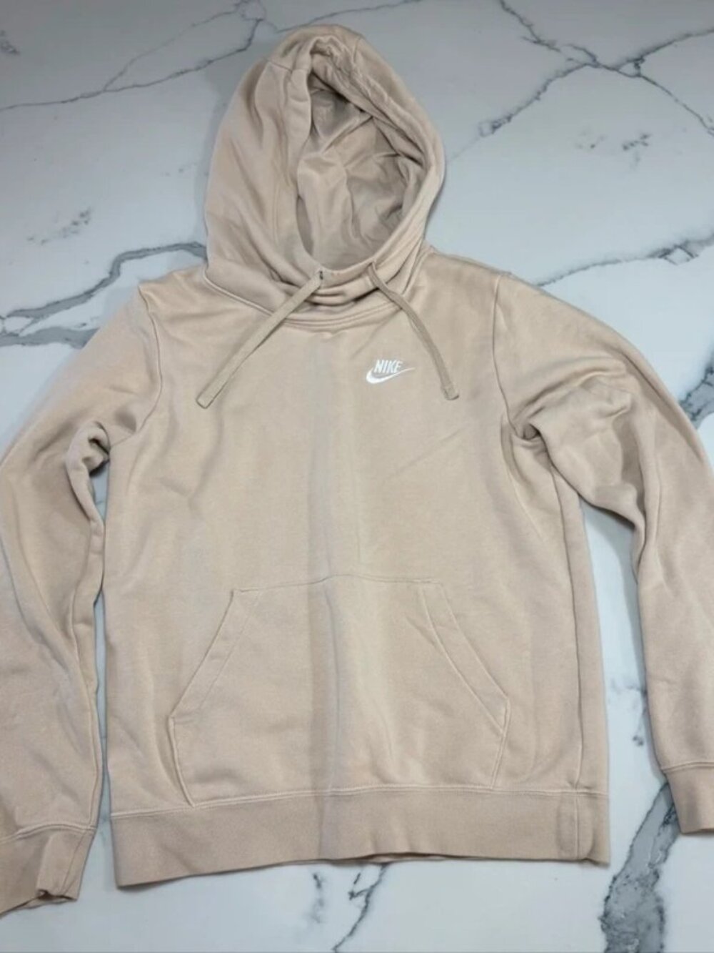 Nike Womens Tan Pullover Hoodie XS